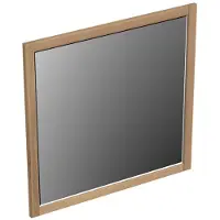 Forzalaqua Spiegel Gela 80x2x80 Cm Vierkant Eiken Oyster