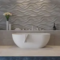 Ideavit Ligbad Vrijstaand Solidera 150x76x53 cm Solid Surface Mat Wit