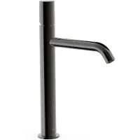 Tres Wastafelmengkraan study exclusive 32,5 cm 1-knop rond metallic zwart