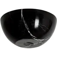 Plieger Waskom Opbouw Mini Round 26x12 cm Marmer Zwart
