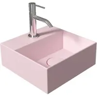 Salenzi Fontein spy 30x30 cm mat roze