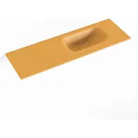 Mondiaz EDEN Ocher solid surface inleg wastafel voor toiletmeubel 70cm. Positie wasbak rechts