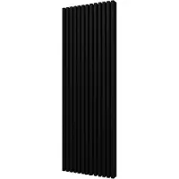 Boss & Wessing Handdoekradiator bws siela dubbel 180x60,6 cm mat zwart
