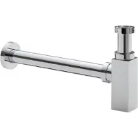 Boss & Wessing Bws bekersifon luxe vierkant 5/4" chroom