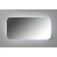 Xenz Badkamerspiegel Limone 100x50cm met Ledverlichting en Spiegelverwarming