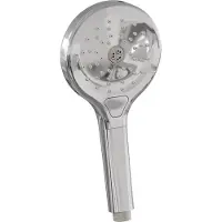 Brauer Chrome Carving vrijstaande badmengkraan met 3 standen handdouche chroom