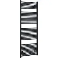 Boss & Wessing Radiator bws emma 181,7x45 cm midden onder aansluiting mat zwart