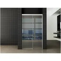 Boss & Wessing Bws douchedeur | softclose 2.0 | 100x200 cm | 8 mm aluminium nano coating | nisdeur