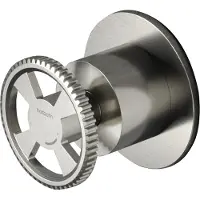 Hotbath Cobber @Work afbouwdeel inbouw stopkraan warm geborsteld nikkel