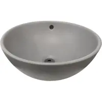 Best design Ancona opbouw waskom mat grijs Ø38cm H16cm 4006300