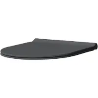 Xenz Gio toiletzitting met softclose en quick release zwart mat