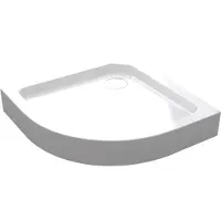 Best design Douchebak opbouw project kwartrond 80x80x14 cm hoogglans wit