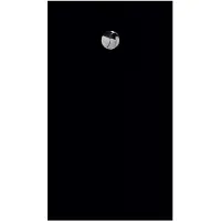 Allibert - Douchebak - Karbon 140 X 80 Cm - Polybeton - Zwart