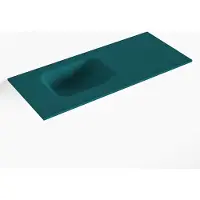 Mondiaz LEX Smag solid surface inleg wastafel voor toiletmeubel 70cm. Positie wasbak links