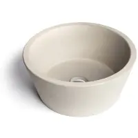 Urbi et Orbi Opzet Wastafel Circum Beton 38x18 cm Donker Grijs