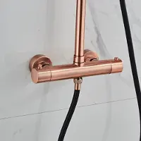 Boss & Wessing Opbouw douchekraan bws copper pro thermostatisch geborsteld koper