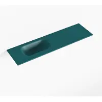 Mondiaz EDEN Smag solid surface inleg wastafel voor toiletmeubel 80cm. Positie wasbak links