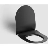 Clou Hammock Dunne Zitting En Deksel Met Soft Closing Systeem en Quick Release Systeem Mat Zwart