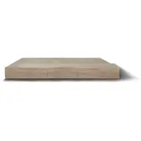 Gliss Design Wastafelblad Massief Hout Rechte Afwerking 160 cm Olie Wit