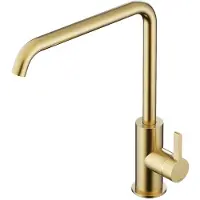 Hotbath Ace AC040 keukenkraan geborsteld messing PVD