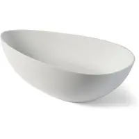 Luca Waskom Sanitair Tate 50x33x12,5 cm Solid Surface Mat Wit