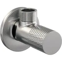 Brauer Hoekstopkraan Brushed Carving Edition RVS Geborsteld PVD