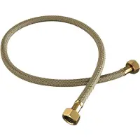 Brauer Flexibele aansluitslang gevlochten 300 mm goud geborsteld PVD