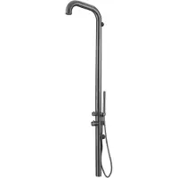 FortiFura Buitendouche outdoor original wandmodel met handdouche gunmetal