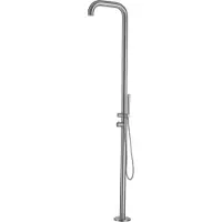 FortiFura Buitendouche vrijstaand outdoor original met handdouche geborsteld rvs