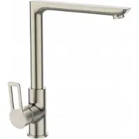 Sanimar Braga spoeltafelkraan geborsteld inox