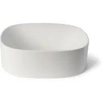 Luca Waskom Sanitair Tate 40x35x12,5 cm Mineral Stone Glans Wit