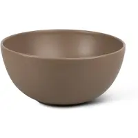 Globo Waskom t-edge rond 37x16 cm zonder overloop castagno
