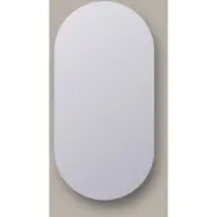 Sanicare Q-mirrors ovaal-ronde spiegel 40x100cm