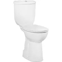 Boss & Wessing Toiletpot staand bws mala verhoogd onder aansluiting wit