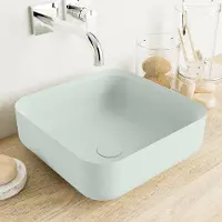 Mondiaz BINX Waskom solid surface 36cm kleur Greey / Greey