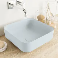 Mondiaz BINX Waskom solid surface 36cm kleur Clay / Clay