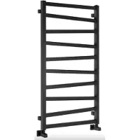 Sapho Designradiator zig recht 60x109.6 cm 497w mat zwart