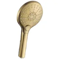 Sanilux Handdouche rima 3 standen geborsteld goud