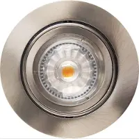 Sanimex Inbouw spotlamp rvs look 93x53 mm inclusief armatuur en gu10 4 watt