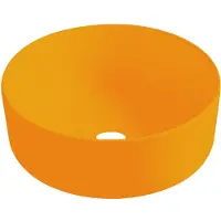 Best design Waskom luzz 40 cm mat oranje
