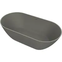 Arcqua Vrijstaand Ligbad Cusco 175x85x55 cm Mat Beton