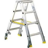 HACA Trapladder Mehrsi, licht metaal, 4 treden, 6,9 kg