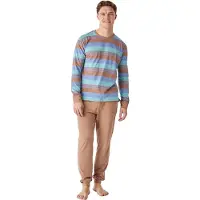 J&j Brothers JJB12 Katoenen pyjama met lange mouwen en ronde hals voor heren