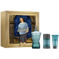 Jean Paul Gaultier Le Male Eau de Toilette 125ml + Aftershave Balm 50ml + Deodorant Stick 75g - 3 Piece Gift Set for Men