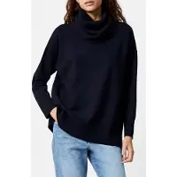 French Connection Babysoft Rib Cowlneck Jumper Midnight Maat: XXS | Sweaters Outlet | Dames | Zwart