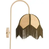 Light & Living Wandlamp 33x25x47 cm SULINA raffia naturel+groen