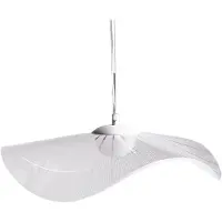 Beliani LOIRE - Hanglamp - Wit - Metaal