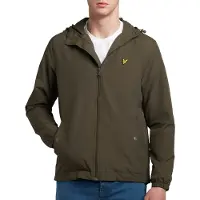 Lyle & Scott Winterjas geel / olijfgroen / zwart