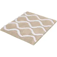 Kleine wolke - Badmat - Piana - Sandbeige (beige) - 55x 65 cm