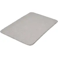 Kleine wolke - Badmat - Marco - 60x90 cm - Zilvergrijs
